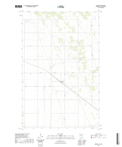 United States Geological Survey Orleans, MN (2022, 24000-Scale) digital map