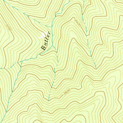 United States Geological Survey Orleans Mountain, CA (1974, 24000-Scale) digital map