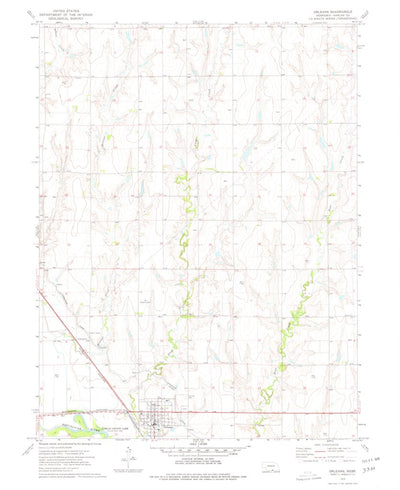 United States Geological Survey Orleans, NE (1973, 24000-Scale) digital map