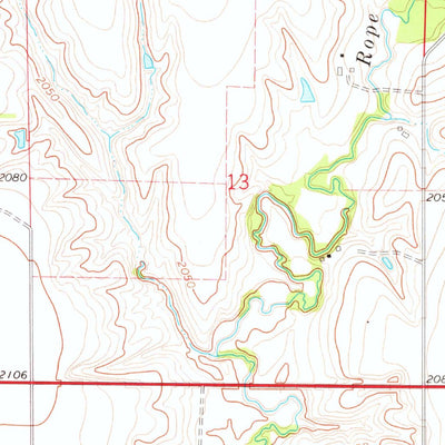 United States Geological Survey Orleans, NE (1973, 24000-Scale) digital map