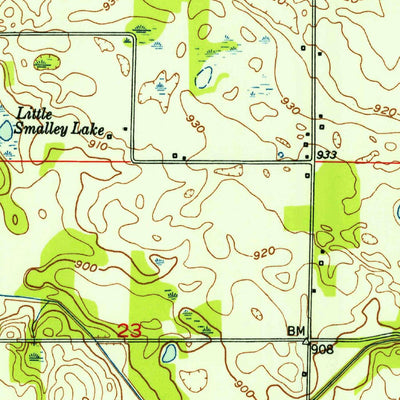 United States Geological Survey Ormas, IN (1951, 24000-Scale) digital map