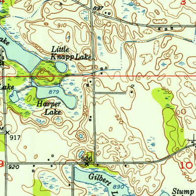 United States Geological Survey Ormas, IN (1951, 24000-Scale) digital map