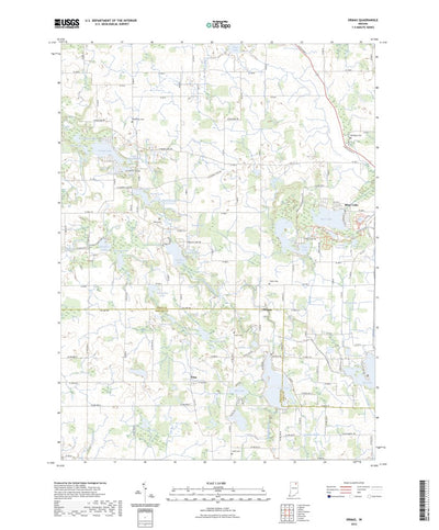 United States Geological Survey Ormas, IN (2022, 24000-Scale) digital map