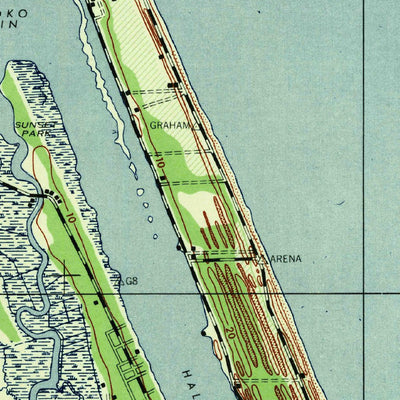 United States Geological Survey Ormond, FL (1944, 62500-Scale) digital map