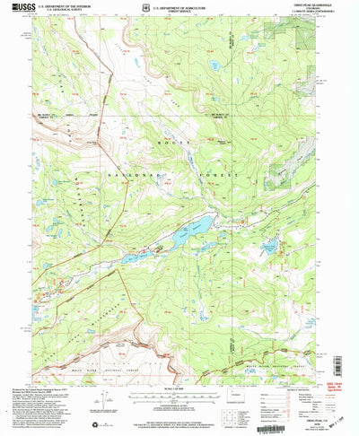 United States Geological Survey Orno Peak, CO (2000, 24000-Scale) digital map