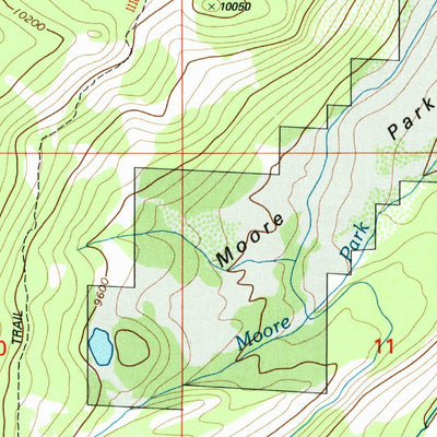 United States Geological Survey Orno Peak, CO (2000, 24000-Scale) digital map