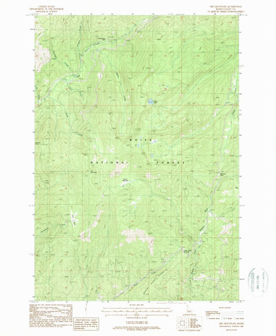 United States Geological Survey Oro Mountain, ID (1988, 24000-Scale) digital map