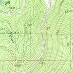 United States Geological Survey Oro Mountain, ID (1988, 24000-Scale) digital map