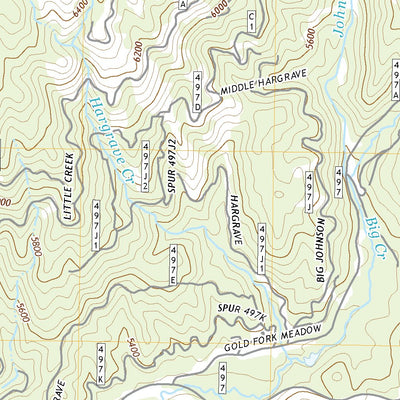 United States Geological Survey Oro Mountain, ID (2020, 24000-Scale) digital map