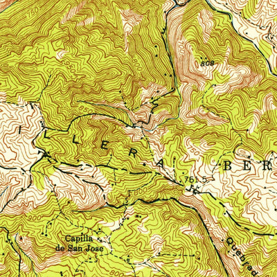 United States Geological Survey Orocovis, PR (1952, 30000-Scale) digital map
