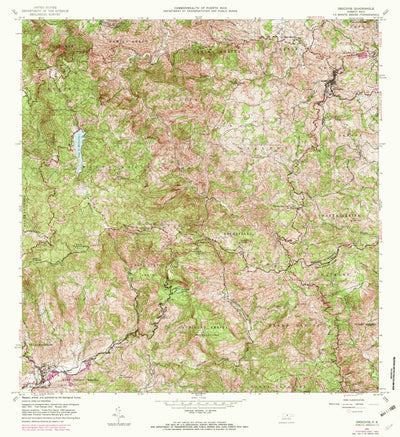 United States Geological Survey Orocovis, PR (1957, 20000-Scale) digital map