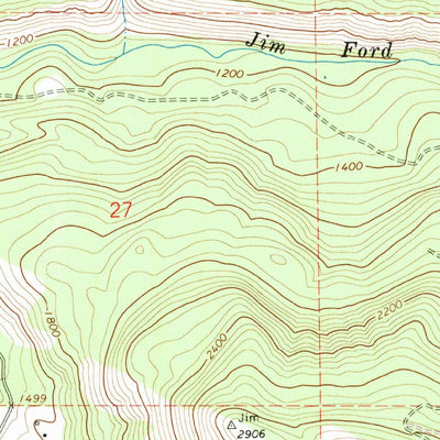 United States Geological Survey Orofino East, ID (1967, 24000-Scale) digital map
