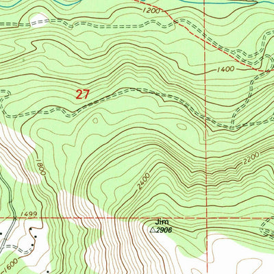 United States Geological Survey Orofino East, ID (1994, 24000-Scale) digital map