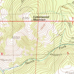 United States Geological Survey Orofino Mountain, MT (1989, 24000-Scale) digital map