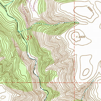 United States Geological Survey Orofino West, ID (1984, 24000-Scale) digital map