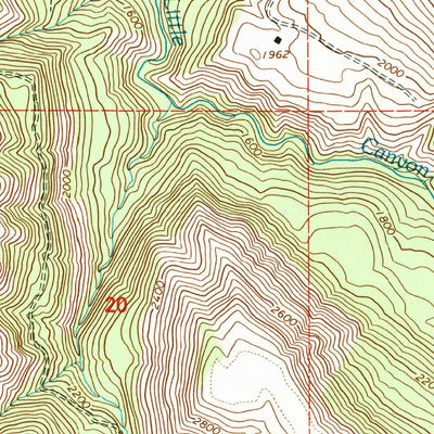 United States Geological Survey Orofino West, ID (1994, 24000-Scale) digital map