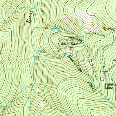 United States Geological Survey Orogrande, ID (1979, 24000-Scale) digital map