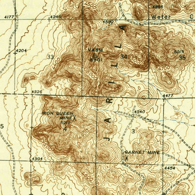 United States Geological Survey Orogrande, NM (1943, 62500-Scale) digital map