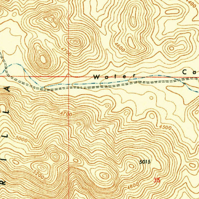 United States Geological Survey Orogrande North, NM (1947, 24000-Scale) digital map