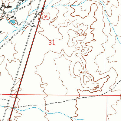 United States Geological Survey Orogrande North, NM (1955, 24000-Scale) digital map