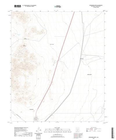 United States Geological Survey Orogrande North, NM (2020, 24000-Scale) digital map