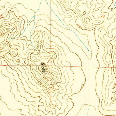 United States Geological Survey Orogrande South, NM (1948, 24000-Scale) digital map