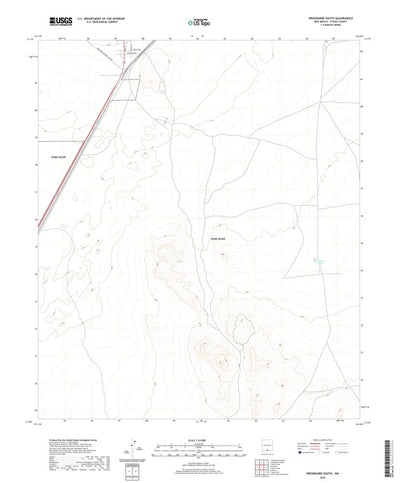United States Geological Survey Orogrande South, NM (2020, 24000-Scale) digital map