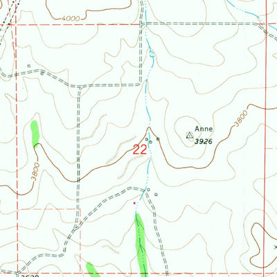United States Geological Survey Orondo, WA (1968, 24000-Scale) digital map