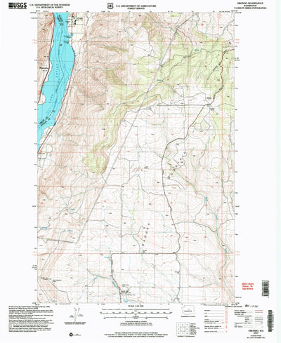 United States Geological Survey Orondo, WA (2003, 24000-Scale) digital map