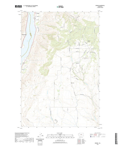 United States Geological Survey Orondo, WA (2020, 24000-Scale) digital map