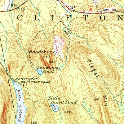 United States Geological Survey Orono, ME (1955, 62500-Scale) digital map