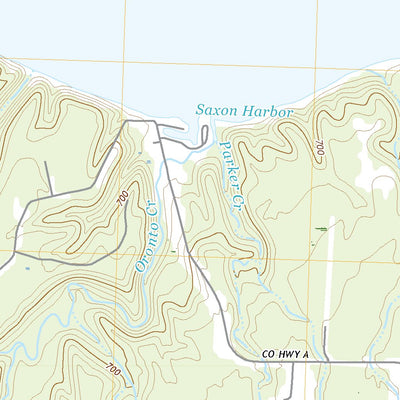 United States Geological Survey Oronto Bay, WI (2022, 24000-Scale) digital map