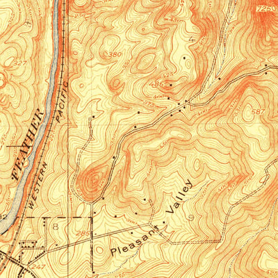 United States Geological Survey Oroville, CA (1912, 31680-Scale) digital map