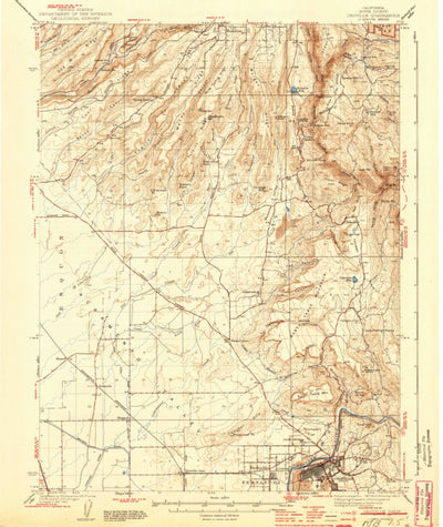 United States Geological Survey Oroville, CA (1944, 62500-Scale) digital map