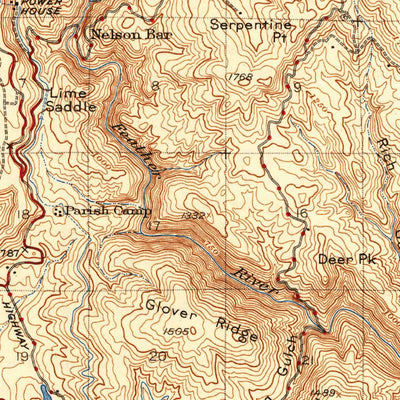 United States Geological Survey Oroville, CA (1944, 62500-Scale) digital map
