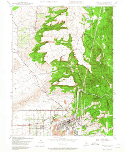United States Geological Survey Oroville, CA (1947, 24000-Scale) digital map