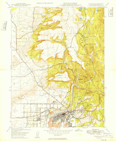 United States Geological Survey Oroville, CA (1949, 24000-Scale) digital map