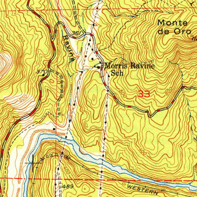 United States Geological Survey Oroville, CA (1949, 24000-Scale) digital map