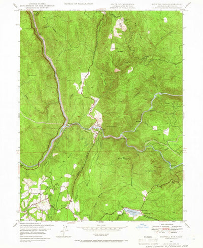 United States Geological Survey Oroville Dam, CA (1947, 24000-Scale) digital map