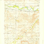 United States Geological Survey Orpha, WY (1950, 24000-Scale) digital map