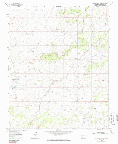 United States Geological Survey Orphan Annie Rock, NM (1963, 24000-Scale) digital map