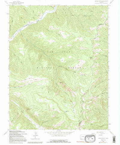 United States Geological Survey Orphan Butte, CO (1963, 24000-Scale) digital map