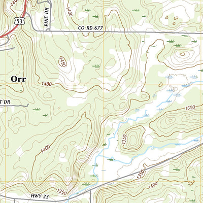 United States Geological Survey Orr, MN (2022, 24000-Scale) digital map