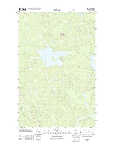 United States Geological Survey Orr NE, MN (2013, 24000-Scale) digital map