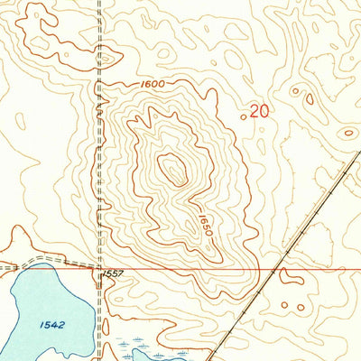 United States Geological Survey Orrin, ND (1958, 24000-Scale) digital map