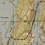 United States Geological Survey Orrs Island, ME (1950, 25000-Scale) digital map