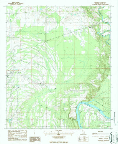 United States Geological Survey Orrville, AL (1987, 24000-Scale) digital map