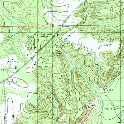 United States Geological Survey Orrville, AL (1987, 24000-Scale) digital map