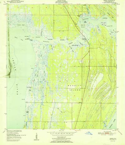 United States Geological Survey Orsino, FL (1951, 24000-Scale) digital map