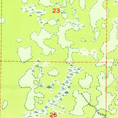 United States Geological Survey Orsino, FL (1951, 24000-Scale) digital map